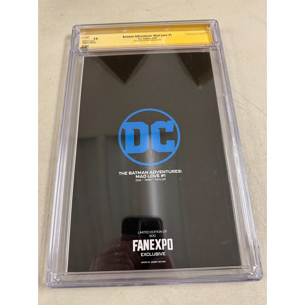 CGC 9.8 Batman Adventures Mad love #1 FanExpo Jonboy Meyers Special Edition Sig - Picture 8 of 11